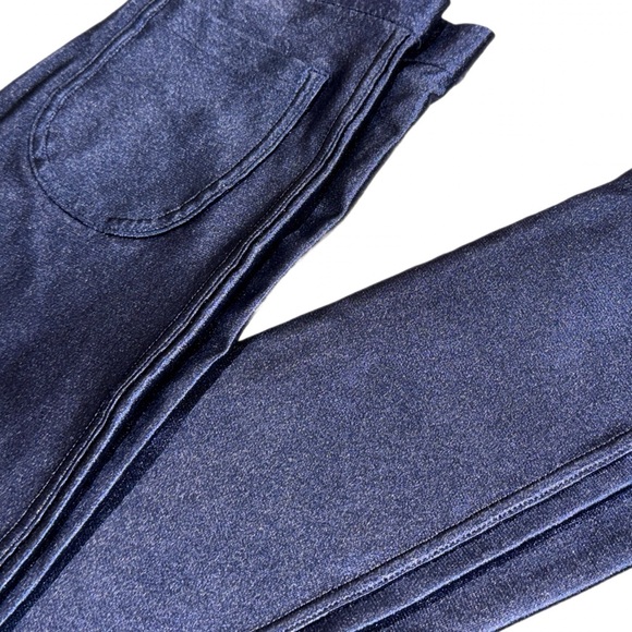 American Apparel Disco Pants in Midnight Navy Blue | Size Medium - Picture 4 of 14